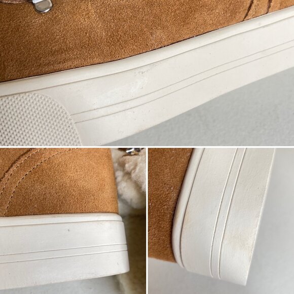 Marc Fisher Darlen Leather Platform Ankle Boots Size 7.5 - Picture 13 of 16